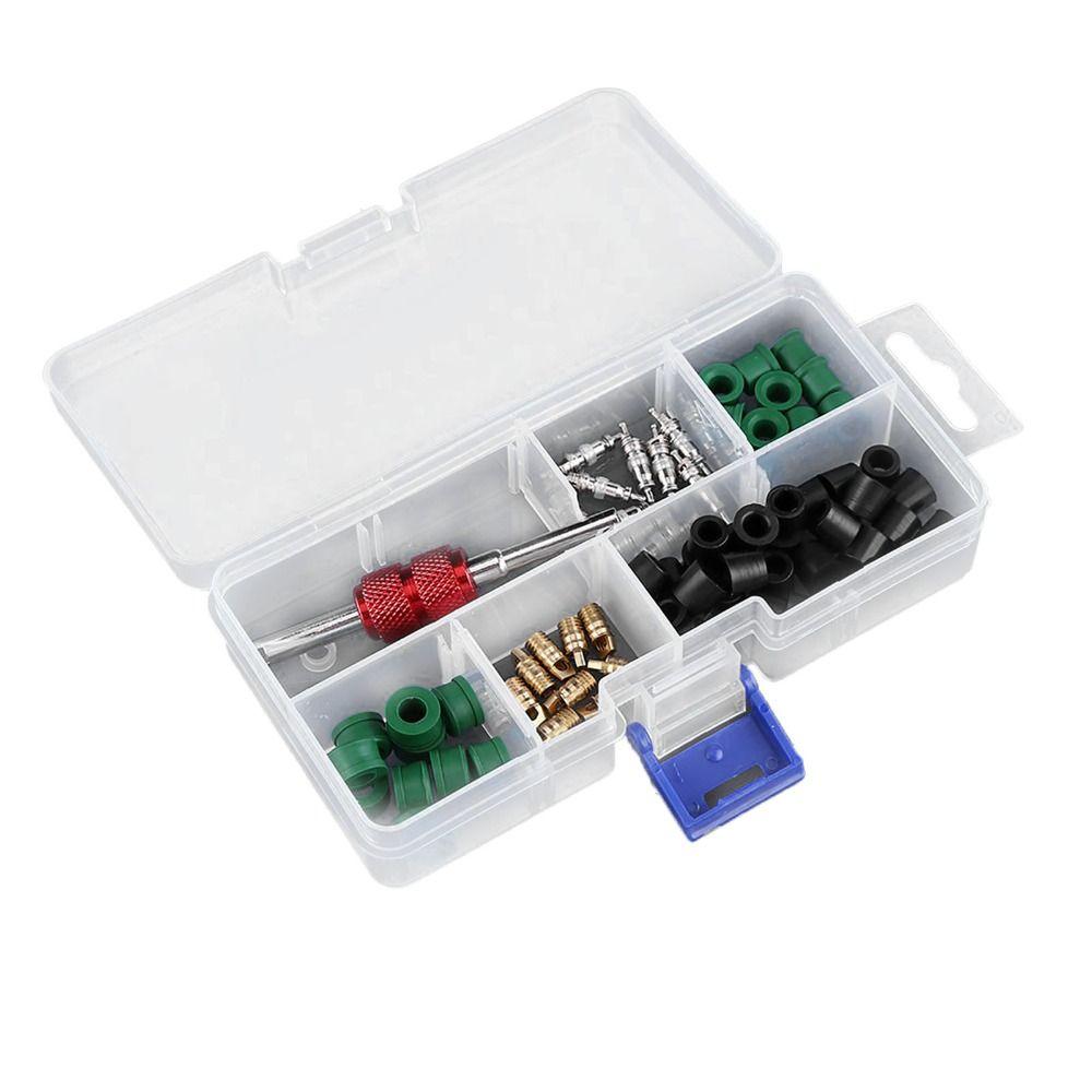 71PCS Universal A/C Valve Multi-Purpose a/C Autos Valve Core Repair Tool Kit  Air Conditioner Repair