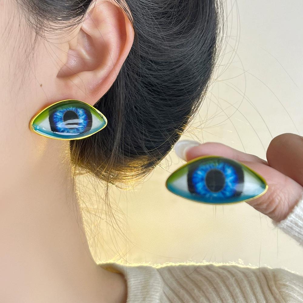 Fashionable Trendy Exaggerated Eye stud Earrings For Women Personalized And Retro Earrings Beautiful Birthday Gift For Friends