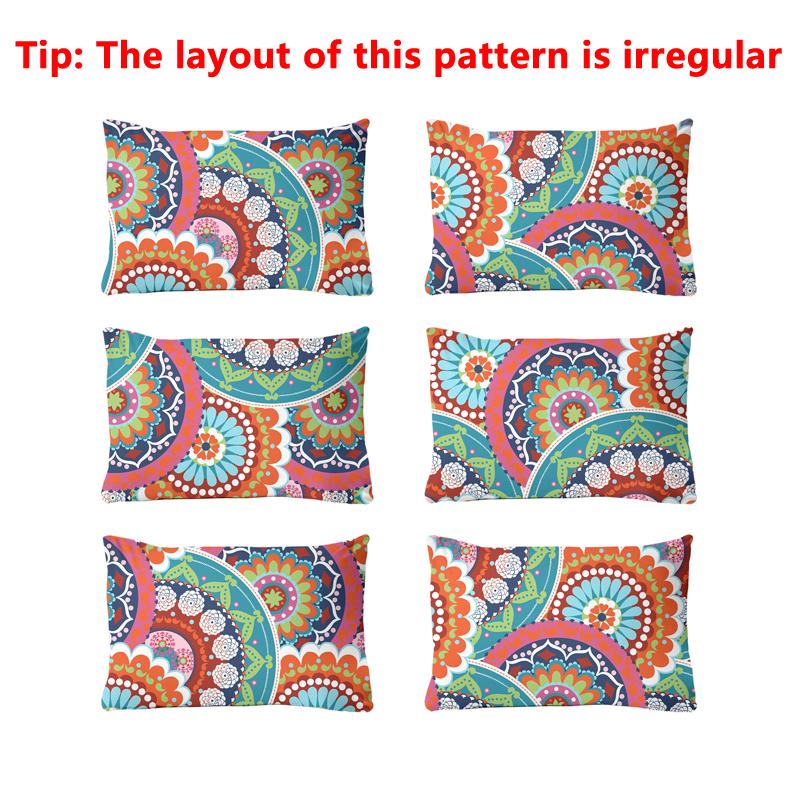 3-teiliges einfaches modernes Böhmen-Muster mattes dreiteiliges Spannbettlaken-Set, Schlafzimmer bedrucktes Bettbezug-Set, Bettwäsche