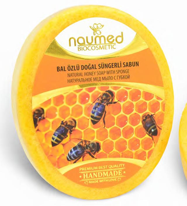 

NAUMED HONEY EXTRACT Sponge Soap 135g 1 PC