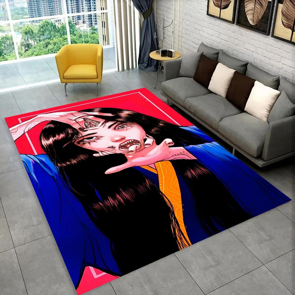 Horror Ito Tomie Kawakami Duch Kreskówkowy Dywanik Dywan do Salonu Sypialni Wystrój Domu, Dekoracja na Sofę Wycieraczka