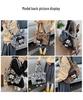 2025 Women's Large Fluffy Leopard Print Shoulder Tote Bag