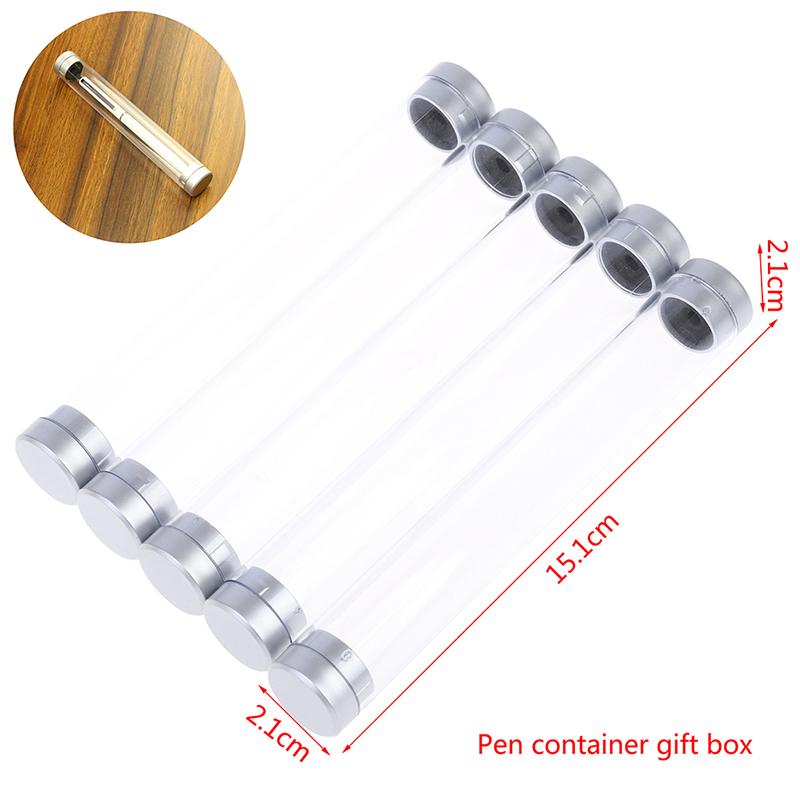 Transparent Plastic Pen Box Gift Box Metal Pen Box Transparent Pen Case