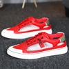 Fashion Red Summer Mesh Shoes For Men Sneakers Breathable Casual Outdoor Sports Tennis Running Hiking Luxury Designer Platform Loafers