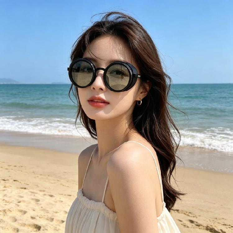 Unisex Retro Manual Dimming Sunglasses ND Adjustable Design Outdoor PC Frame Comfortable Fit