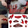 Halloween Tattoo Sticker Waterproof Simulation Scar Horror Half Arm Tattoo Flower Arm Tattoo Sticker