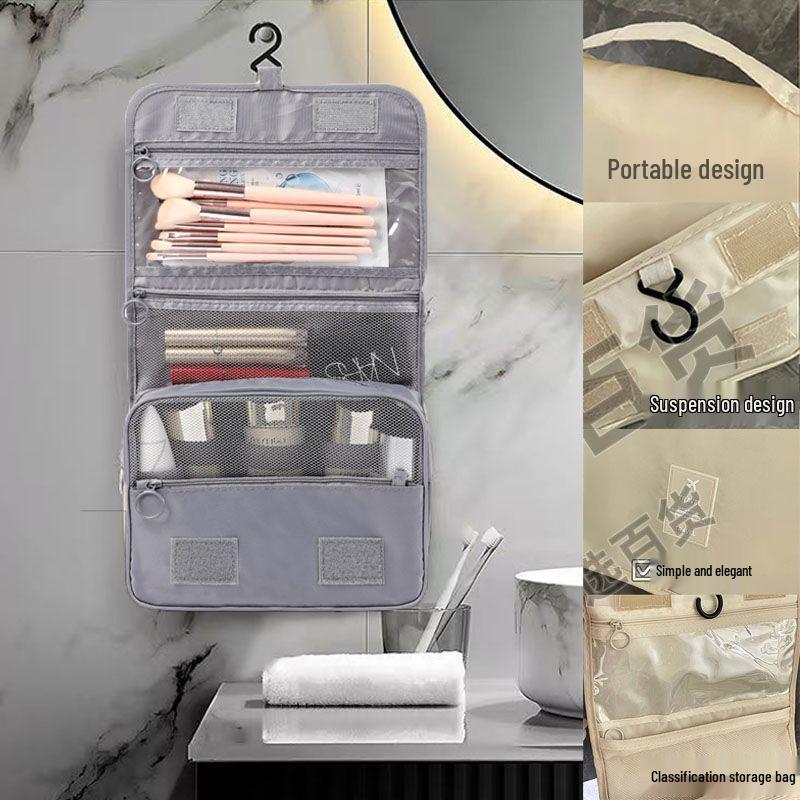 

Минималистичная косметичка большой вместимости с крючком