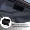 New Solar Powered Car Cooler Window Radiator Exhaust Fan Auto Air Vent Radiator Fan Ventilation Radiator Cooling System For Car