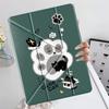 Cartoon Black Cat Y-Fold Holder Cover Tablet Case For iPad Air 4 5 M3 M2 1 2 M4 11inch Pro 2025 Mini 6 7 Pro 11th 10th 9th 8th
