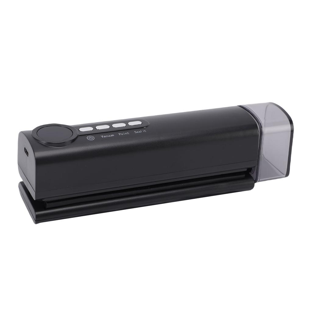 Bezprzewodowa zgrzewarka próżniowa Wielofunkcyjna Regulowana temperatura Przenośna Automatyczna zgrzewarka do żywności Czarna
