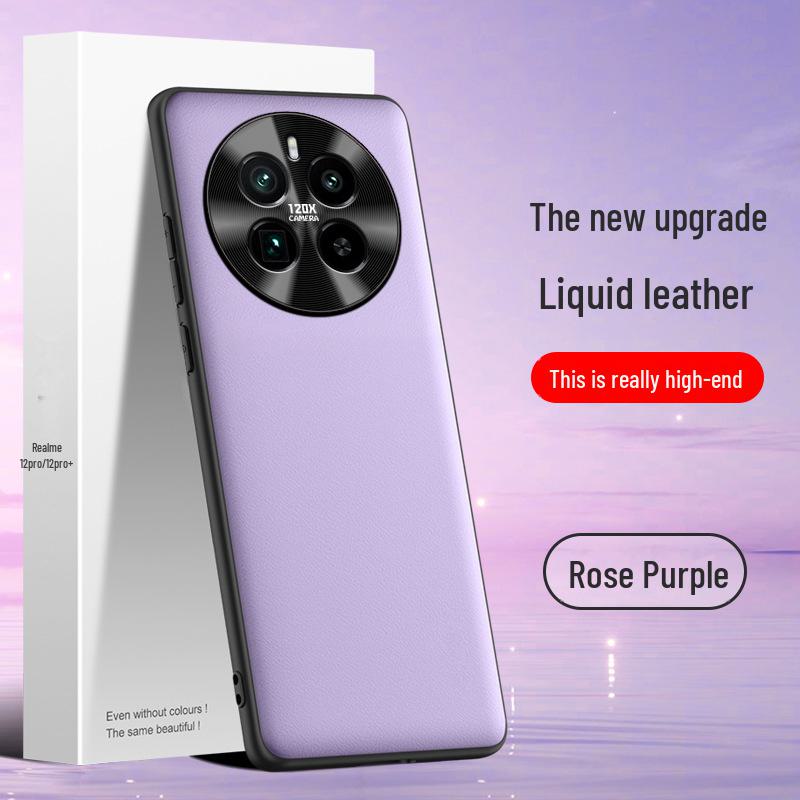 

Защитный чехол Realme 12 Pro+ Liquid Leather Anti Fall: Возможна доставка по одному Realme 12 Pro