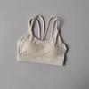 Light Blue Wireless High Support Cross Back Sports Bra