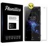 Screen Protector - PHONILLICO - Sony Xperia XZ2 - Pack of 3 - Ultra-Resistant - Anti-Scratch