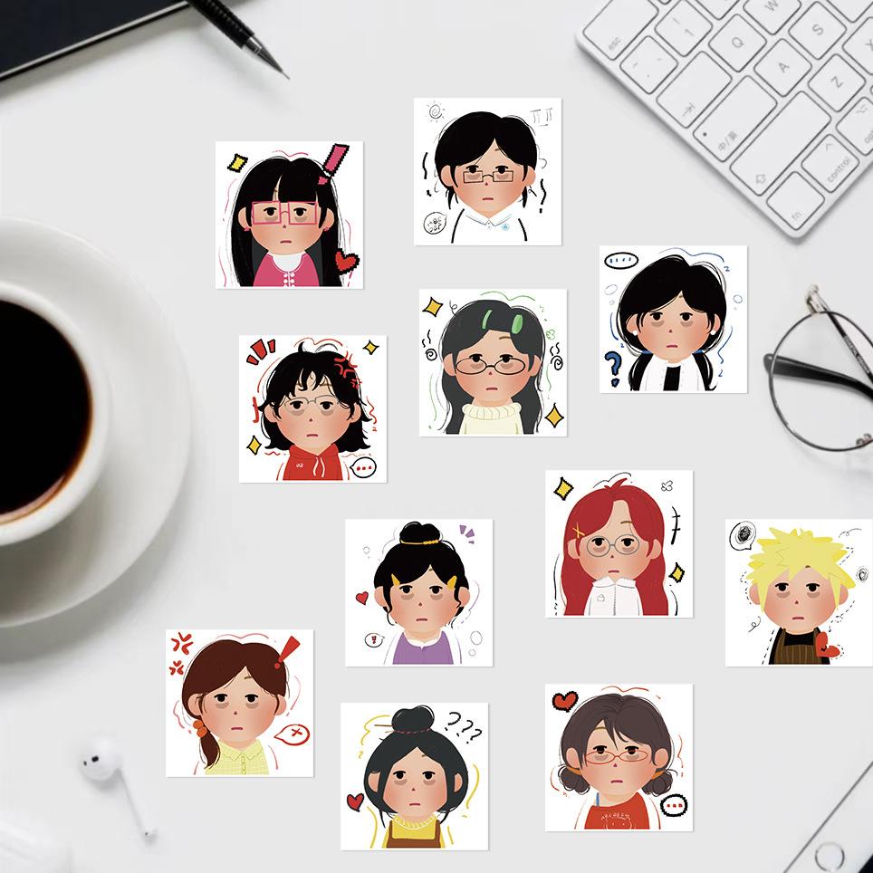 62 Cartoons, Life-threatening Villain, Graffiti Sticker, Decorative Guitar, Notebook Suitcase, DIY Waterproof