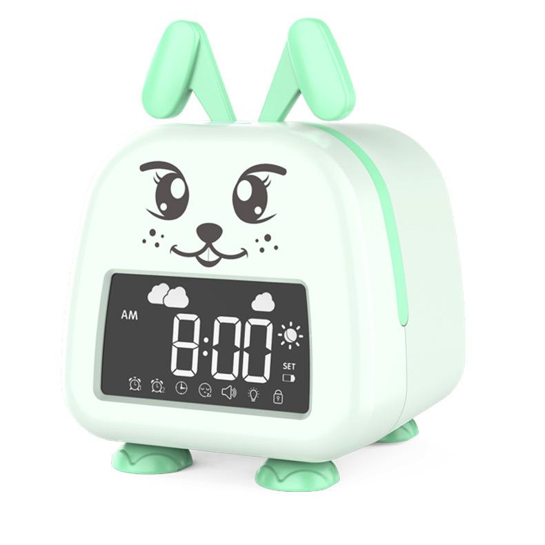 Creative Cute Pet Cartoon Free Alarm Clock Digital Children's Electronic Clock New Home Simple Digital Alarm Clock