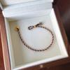 Handwoven Five-Color Cotton Bracelet with Little Fat Fu Pendant - Unisex and Joyful