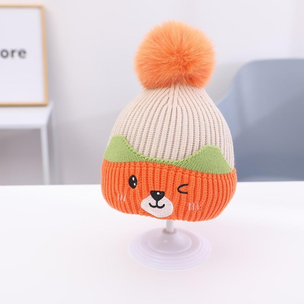 Wool Children Beanies Cute Dinosaur Kids Cap Baby Wear Children Cap  Boy Girl