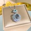 Chinese Style Icy Translucent Chalcedony Necklace - Elegant, Light Luxury Clavicle Chain
