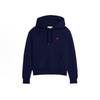 Couple Embroidered Hooded Sweatshirt Loose Fit Casual Cotton Pullover Daily Wear