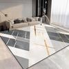 Nordic Geometric Style Carpet for Living Room Modern Decor Bedroom Bedside Washable Large Rug Study Doorway  Foldable Floor Mat