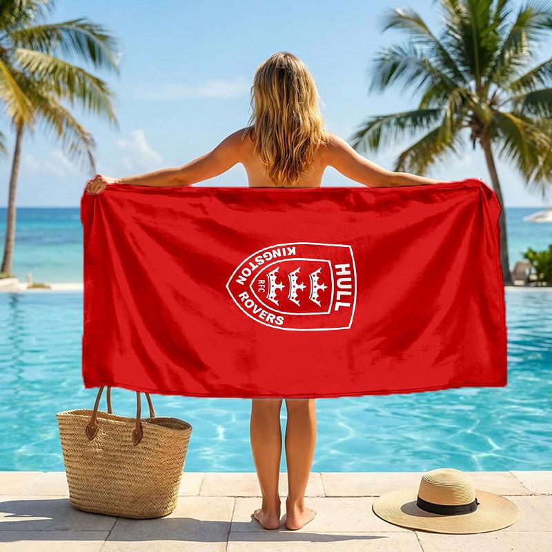 Hull KR Fashion Beach Towel Portable Soft Quick Dry Towel For Swimming Camping Holiday Use