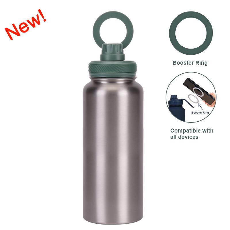 2026 Magnetic Mobile Phone Holder & 1L Stainless Steel Insulated Sports Water Bottle