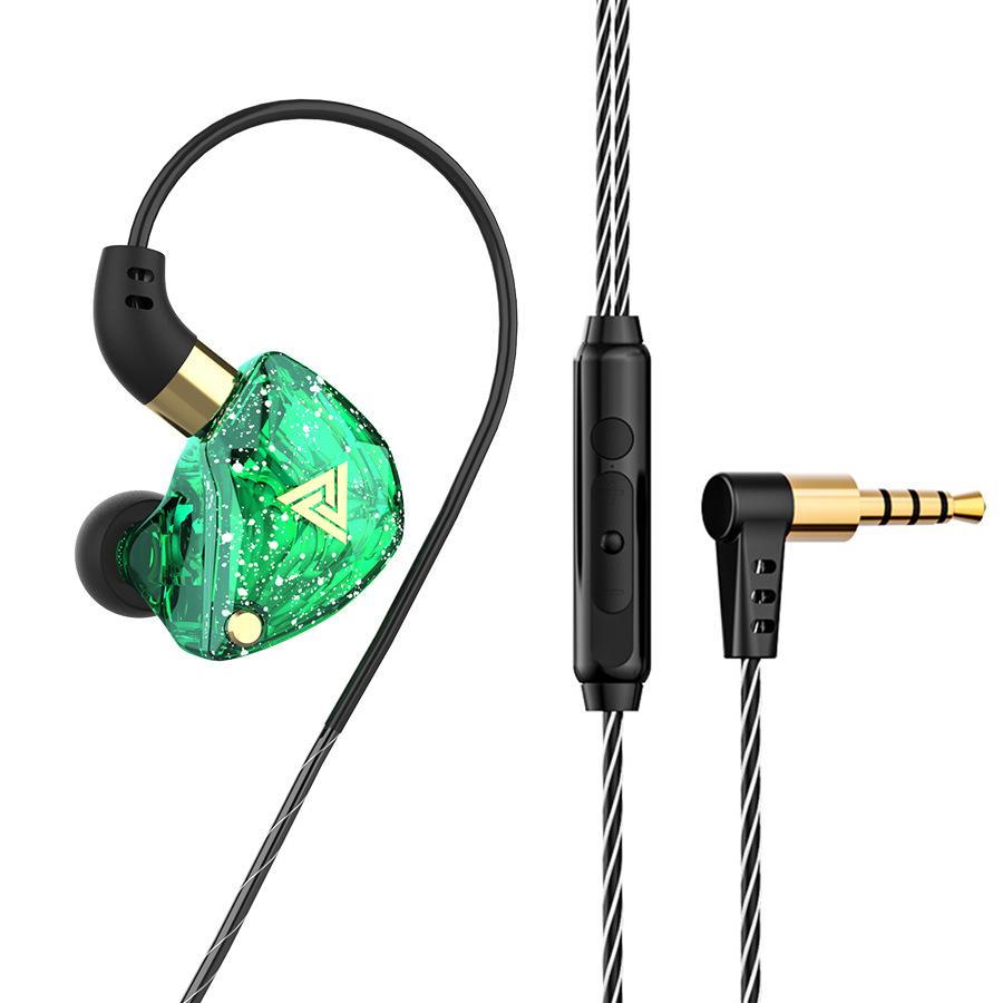 QKZ SK8 Heavy Bass Headset Computer Game Line Control mit Weizenbewegung In-Ear-Kopfhörer