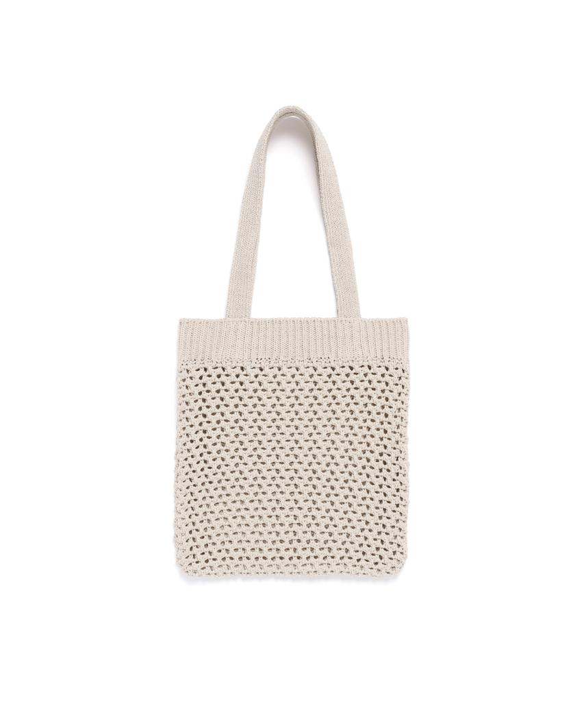 Snowpeak Apparel Women'S Knit Bag (S26Mwfbg60) Light Beige