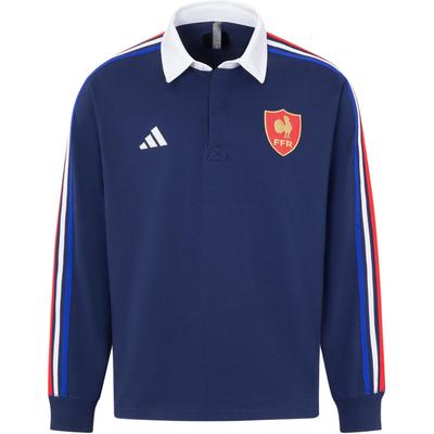 Ffr Culture Jsy Fashion Soft Pullover Long Sleeve Rugby Shirt Men Tops Dark-Blue JP0364