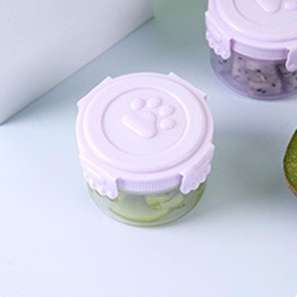 Round/square Sauce Container Plastic Crisper Box Portable Sauce Box  Mayonnaise