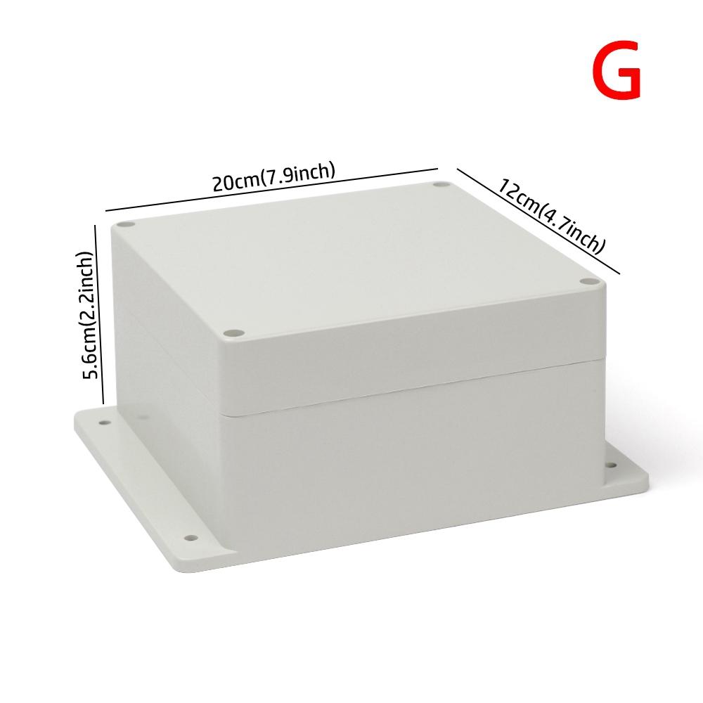 Plastic Waterproof Parts Accessories Project Instrument Case Outdoor Junction Holder Enclosure Box Electronic Boxes