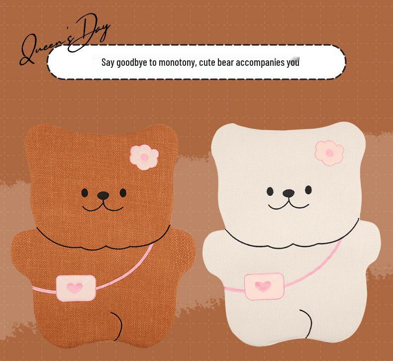 Süßes Cartoon-Bären-Autositzkissen & Universeller Rucksack für BYD Seal 05