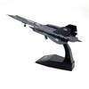 Ornaments Fighter 1/144 Scale US Air Force SR-71 Blackbird Reconnaissance Aircraft Alloy Model Diecast Airplane Model Interior