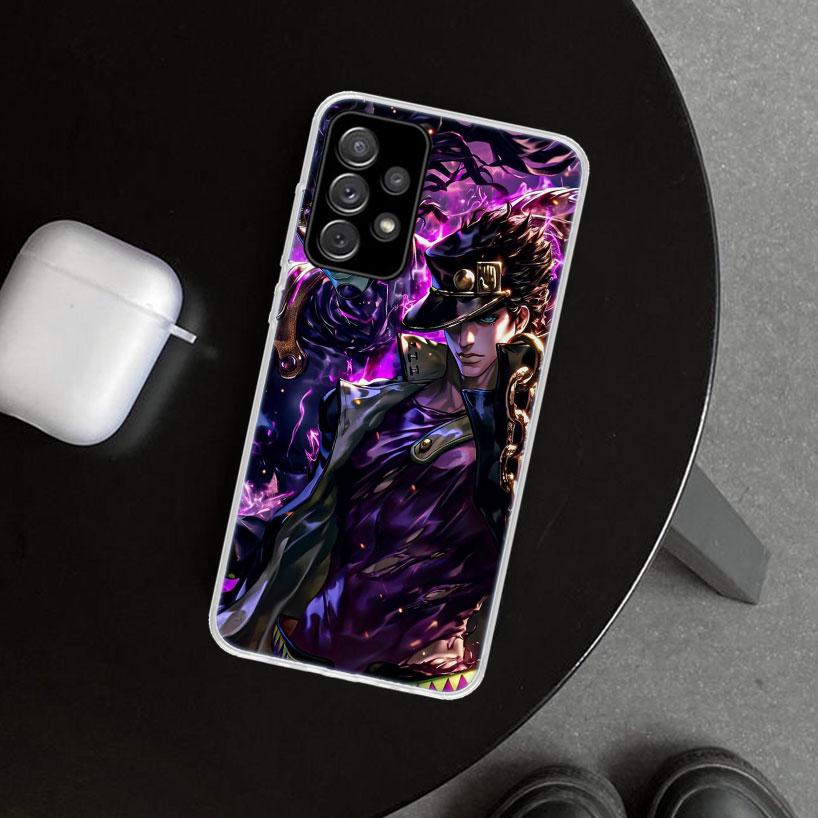 JoJo's Bizarre Adventure Cool Phone Case Cover for Samsung Galaxy A12 A22 A32 A52 A72 A02S A51 A50S A31 A20S A10S Note 20 Ultra