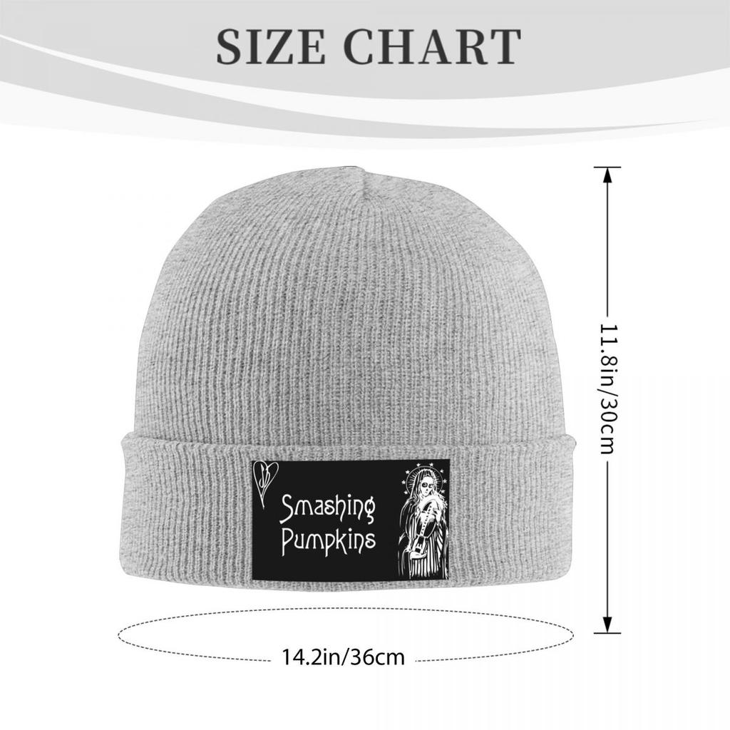 Smashing Pumpkins Warm Knitted Cap Winter Knit Bonnet Hat Skullies Beanies Hip Hop Caps for Unisex