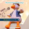 Plush Material Electric Plush Duck Electric Function Recording Singing Duck  Educational Toy