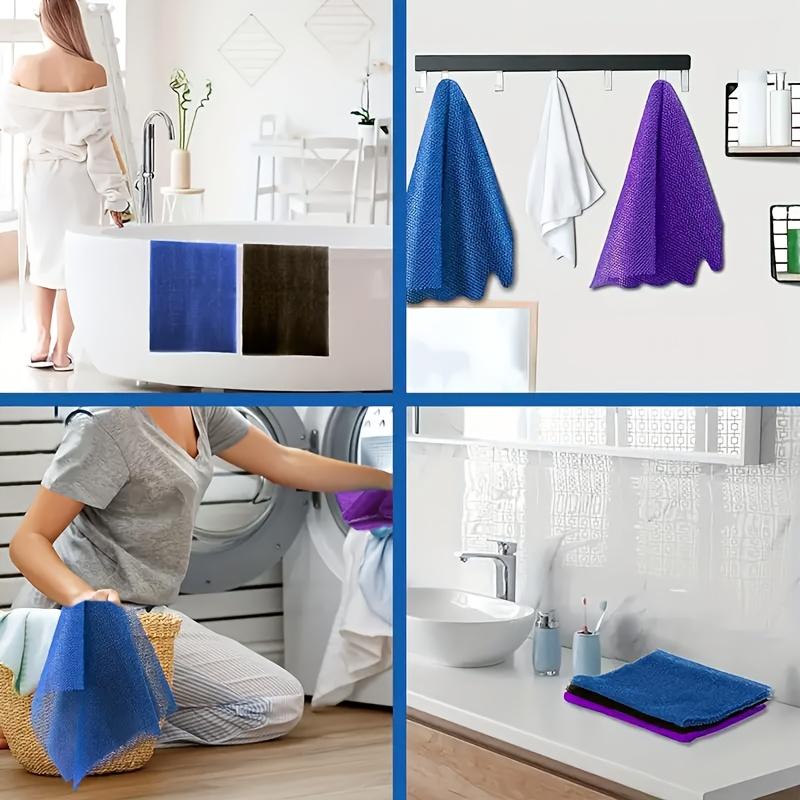 3pcs, African Net Long Shower Sponge,Body Exfoliation, Body Scrubbing, Back Scrubbing, Smooth Light Beige Stretching Up To 66 Inches