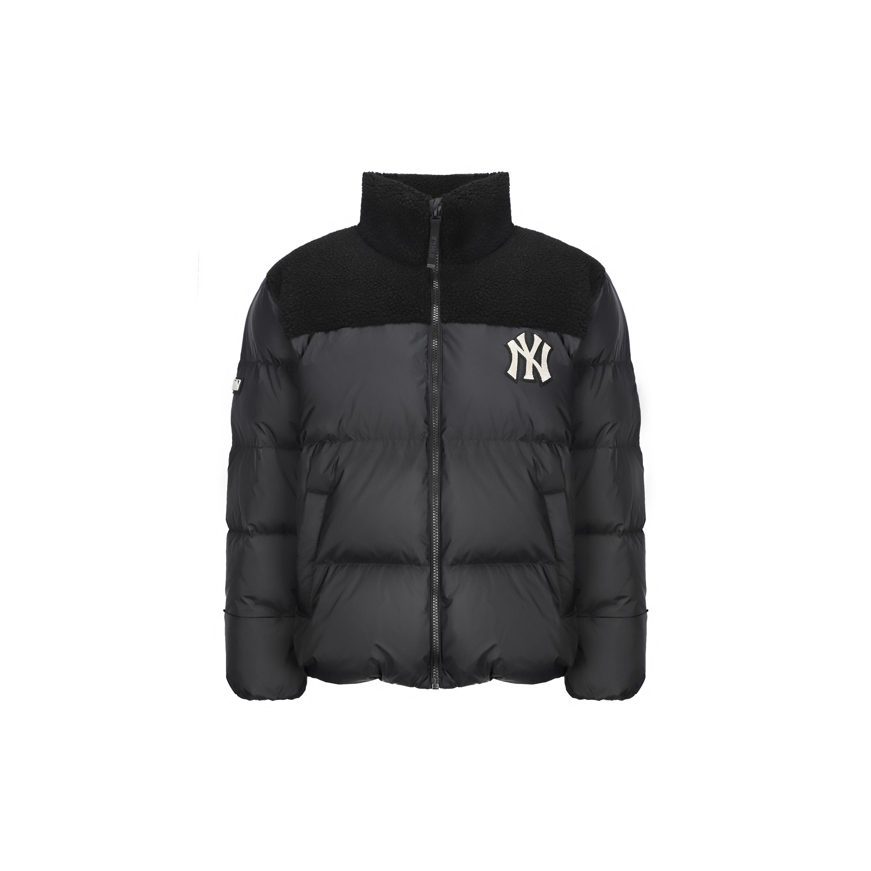 MLB New York Yankees Down Jackets Unisex Black Hooded Moderate Other 3ADJN0416-50BKS XS