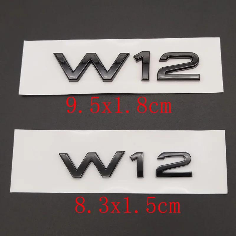 3D ABS Chromowany Czarny Logo V6T V8T V10 W12 Emblemat Litery Odznaka Naklejka Samochodowa Do Audi A6 A7 S4 S5 S6 S7 Q7 A8 R8 SQ5 TT Akcesoria