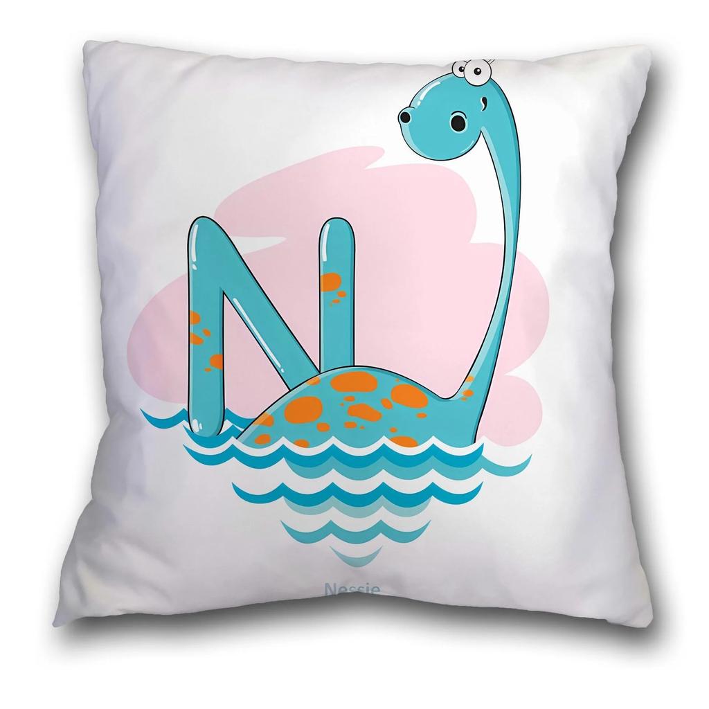 Cartoon Letter Decorative Pillowcase Living Room Office Home Pillowcase Car Ornaments