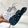 Polka Dot Headband Women Fashion Non Slip Cute Vintage Style Hair Accessories Suitable for Daily Makeup Hairstyl All Hair Types
