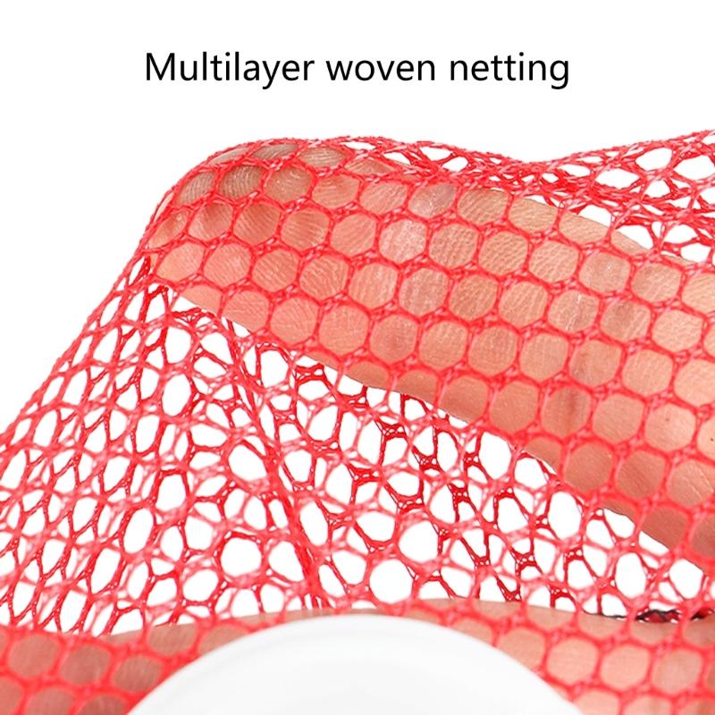 Fishing Baits Trap Foldable Fish Basket for Shrimp Heavy Duty Braided Fishing Net with Storage Bag Basket Baits Cage