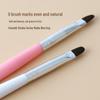 White Handle Round Gel Nail Art Brush
