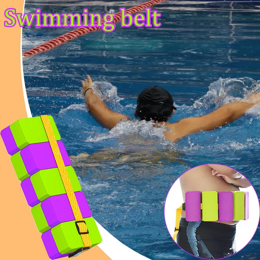 Swimming Belt Jogger Flotation Belt Adjustable Board Lightweight EVA Balance Training Aid For Safety Aquatic Fitness Swimming