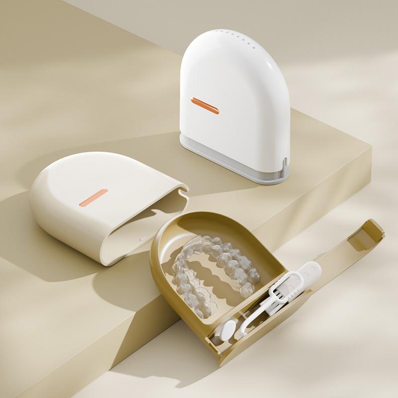 1PC Portable Dental Retainer Case, Oral Hygiene Denture Storage Case, Orthodontic Appliance Case