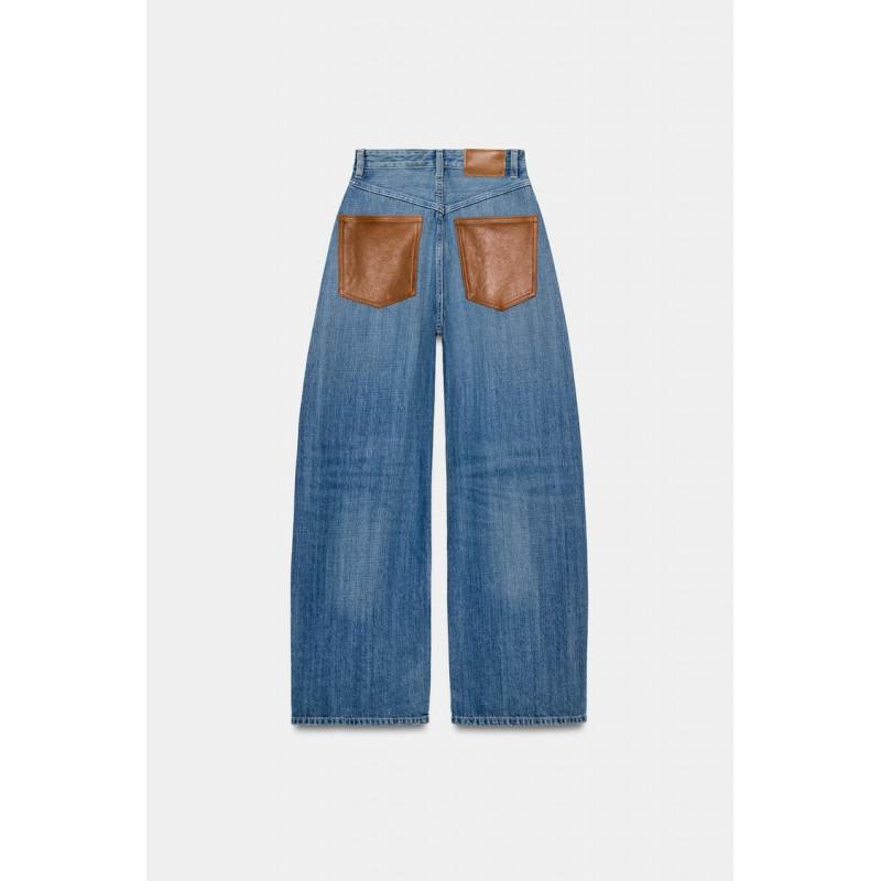 Womens Wide Leg Low Rise Straight