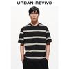 UR Men's Contrast Stripe Round Neck T-Shirt
