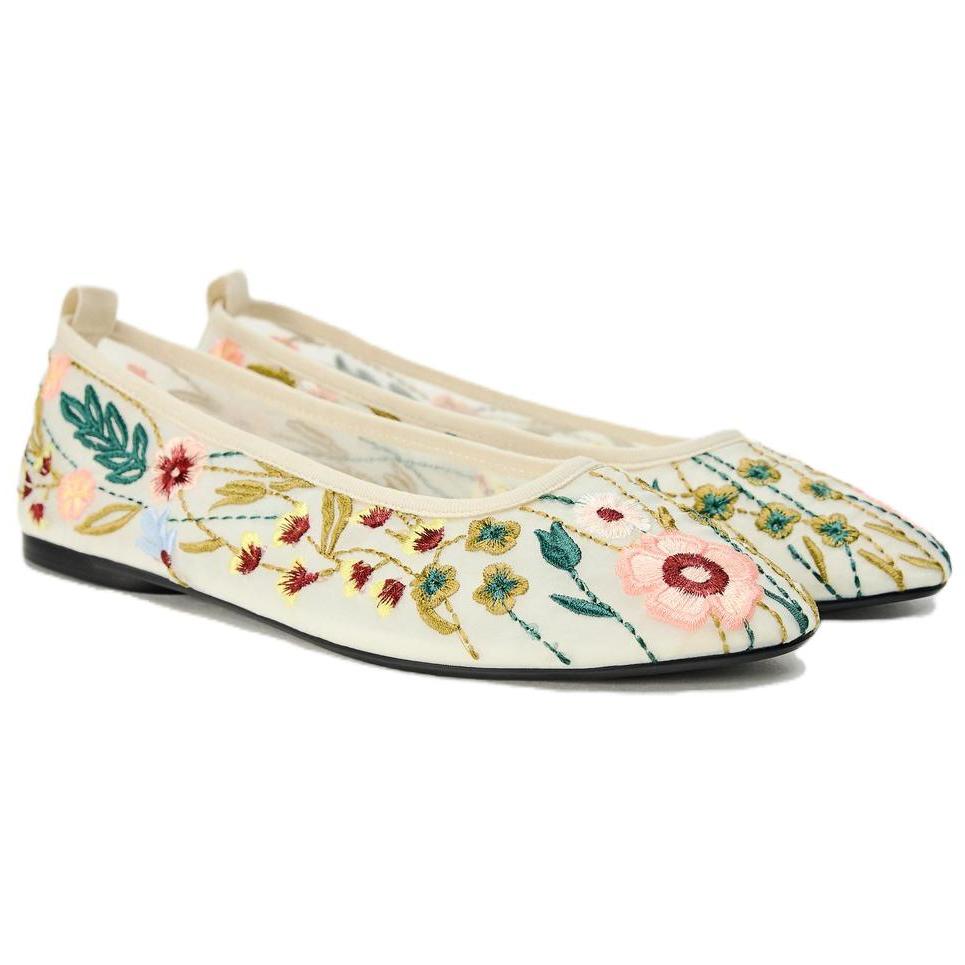 Zara Comfortable Casual Slip-On Round-Toe Shoes Women Shoes White 11563310002