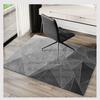 Modern Rectangular Chair Mat for Bedroom Study Antiskid Printed Carpet Living Room Geometric Room Decor Area Rugs Grey Series