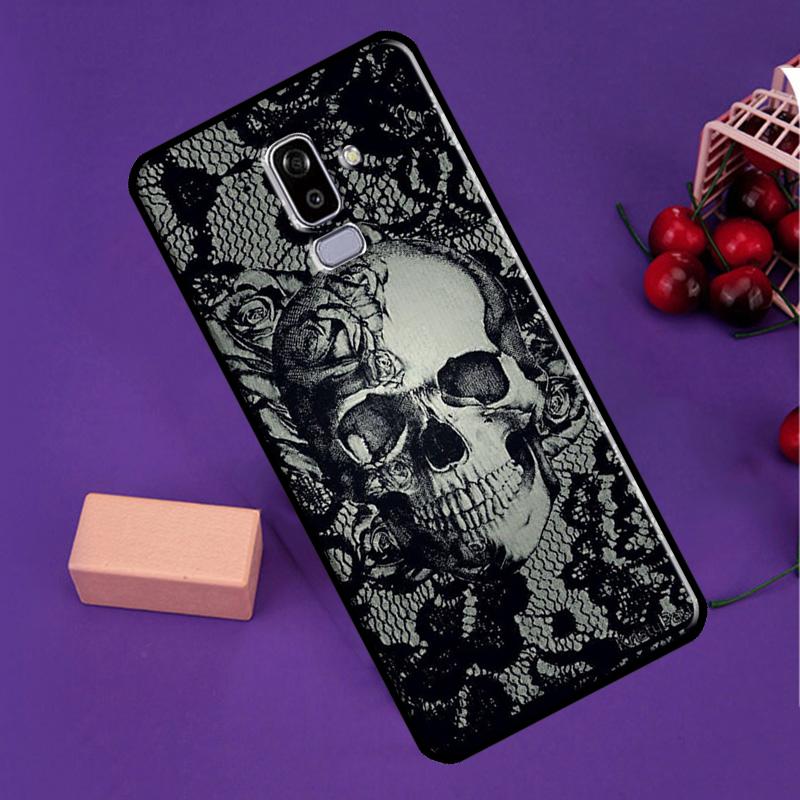 Gotisk Skalle För Samsung Galaxy M14 M34 M54 M56 M36 M16 M31 M11 M13 M53 M12 M32 M52 M35 M55 M15 M06 Fodral